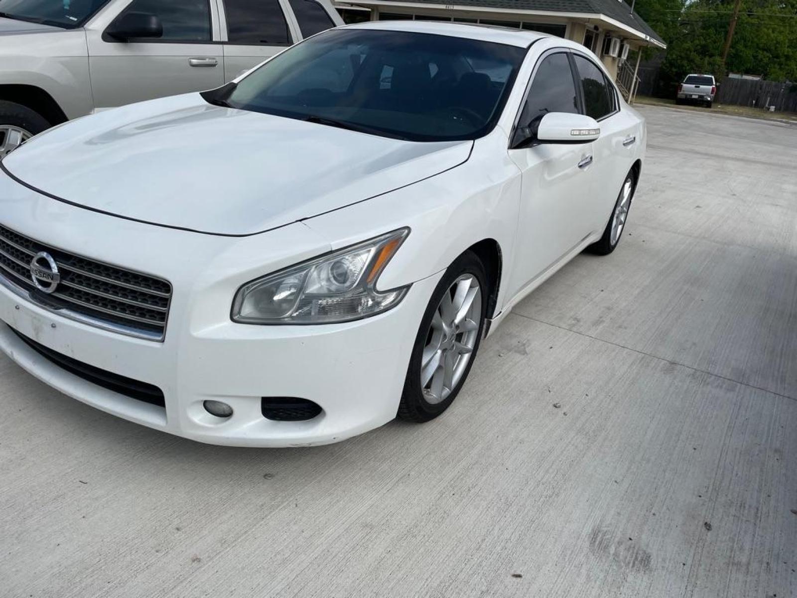2010 WHITE NISSAN MAXIMA S (1N4AA5APXAC) with an 3.5L engine, Continuously Variable transmission, located at 4415 NE 28th St., Haltom City, TX, 76117, (817) 222-9334, 0.000000, 0.000000 - Photo #0
