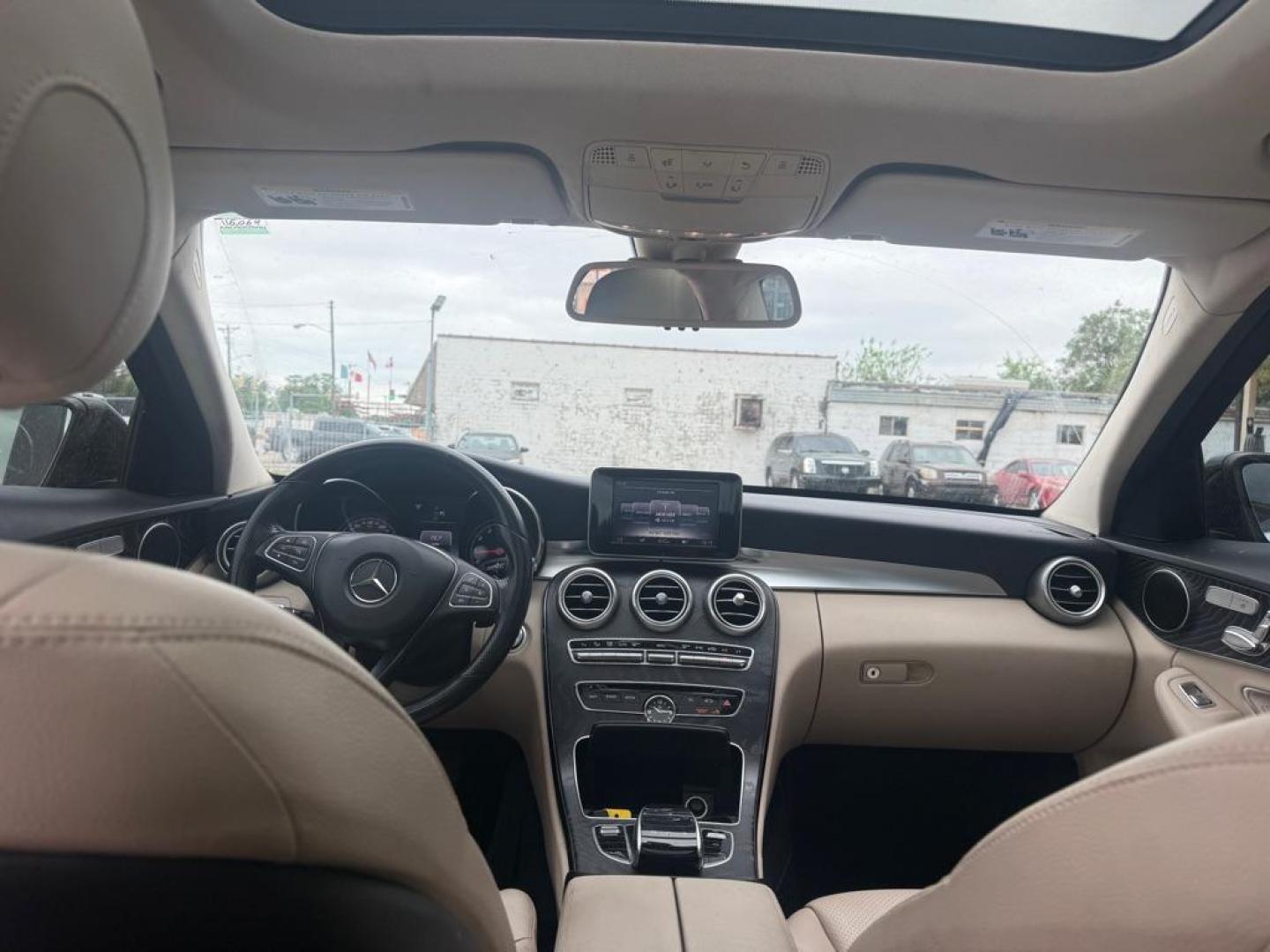 2016 BLACK MERCEDES-BENZ C-CLASS C300 4MATIC (55SWF4KB6GU) with an 2.0L engine, Automatic transmission, located at 4415 NE 28th St., Haltom City, TX, 76117, (817) 222-9334, 0.000000, 0.000000 - Photo#3