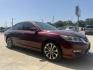 2013 RED HONDA ACCORD SPORT (1HGCR2F53DA) with an 2.4L engine, Continuously Variable transmission, located at 4415 NE 28th St., Haltom City, TX, 76117, (817) 222-9334, 0.000000, 0.000000- Photo#2