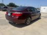 2013 RED HONDA ACCORD SPORT (1HGCR2F53DA) with an 2.4L engine, Continuously Variable transmission, located at 4415 NE 28th St., Haltom City, TX, 76117, (817) 222-9334, 0.000000, 0.000000- Photo#3