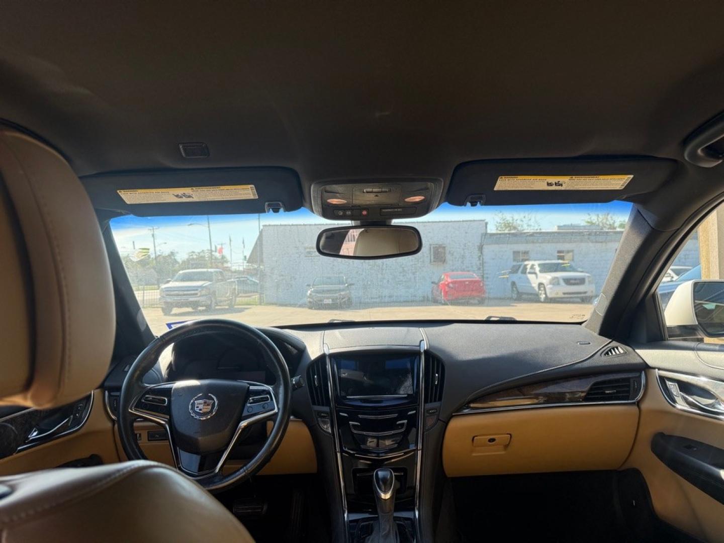 2013 WHITE CADILLAC ATS LUXURY (1G6AB5RA0D0) with an 2.5L engine, Automatic transmission, located at 4415 NE 28th St., Haltom City, TX, 76117, (817) 222-9334, 0.000000, 0.000000- Photo#6