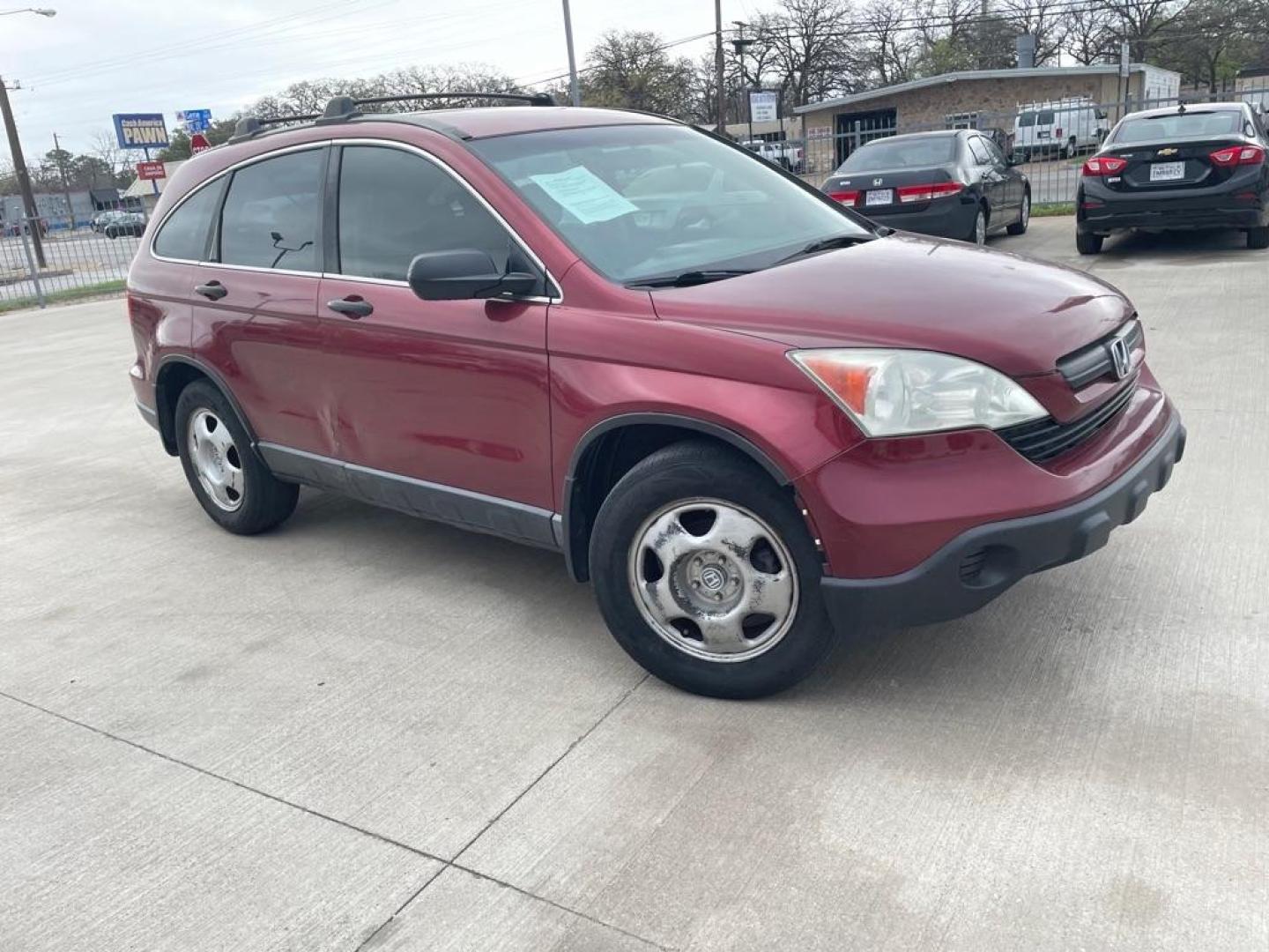 2009 RED HONDA CR-V LX (3CZRE38309G) with an 2.4L engine, Automatic transmission, located at 4415 NE 28th St., Haltom City, TX, 76117, (817) 222-9334, 0.000000, 0.000000 - Photo#0